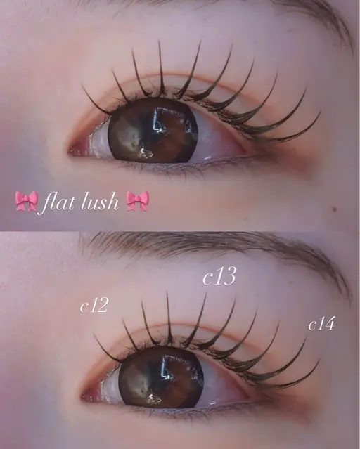 【14日限定】フラットラッシュ　マツエク　100本💕【束間仕上げ✨】