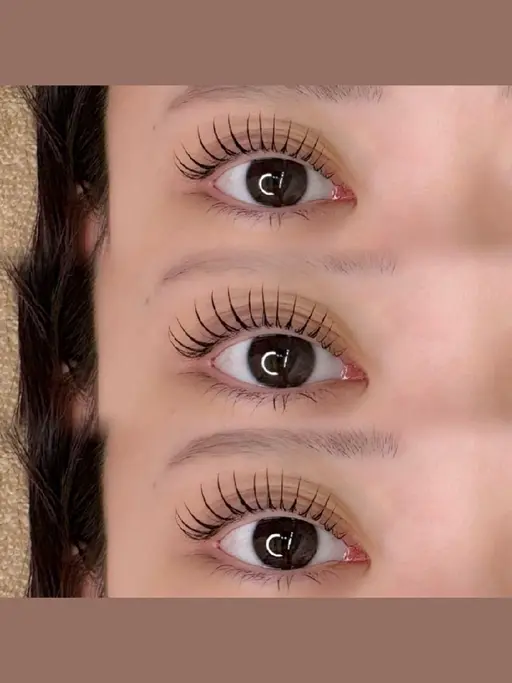 今月まで‼️まつげパーマ🎀根元から立ち上げぱっちりお目元に✨️2200円でご案内いたします🫧‪🌿‬