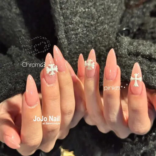 【ㅤ♡ྀི₊当日限定】持込デザイン 60min(オフ込)時間内パーツ付け放題*ੈ✩‧₊˚