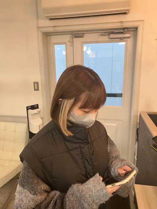 🌸ナチュラルシールエクステ🌸馴染ませカット+シールエクステ10本〜 【インナー・ハイライトにオススメ】