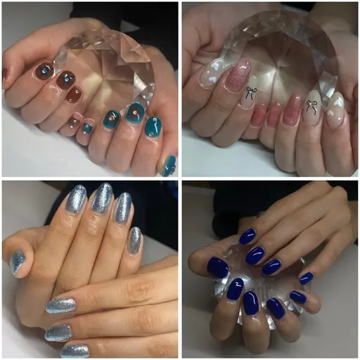 ジェルネイル長さ出し無