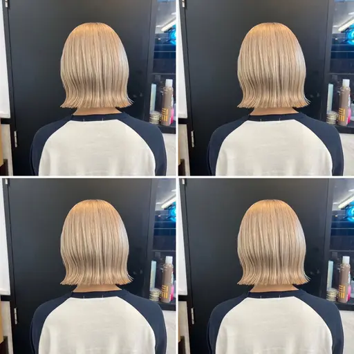 【新規限定】🌸❤︎ワンカラー＋Aujua1stepトリートメント＋超音波アイロン❤︎🌸【髪質改善・ブラウン】