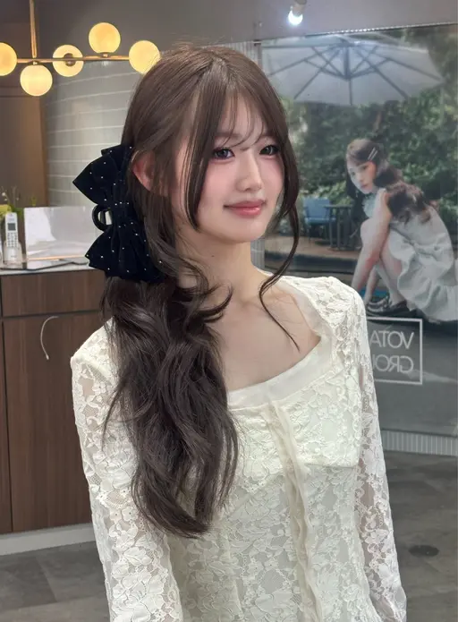 韓国風レイヤー♪カットカラートリートメント☆