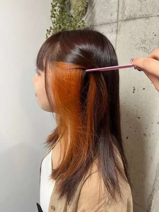 カット✂️➕髪質改善ハーフダブルカラー🎀🫧