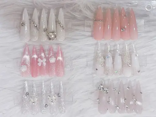 NEW！【大人気・尖形/ロングポイント】長さだし・スプリング定額 11,000yen