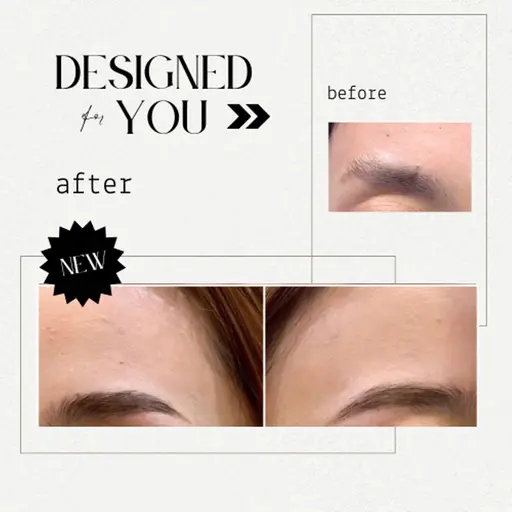 HBL眉毛の毛流れ改善