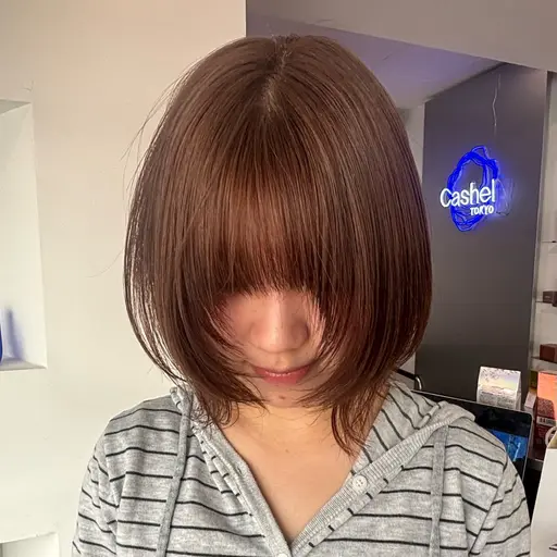 カット➕ブリーチなしWカラー➕2stepトリートメント🎀