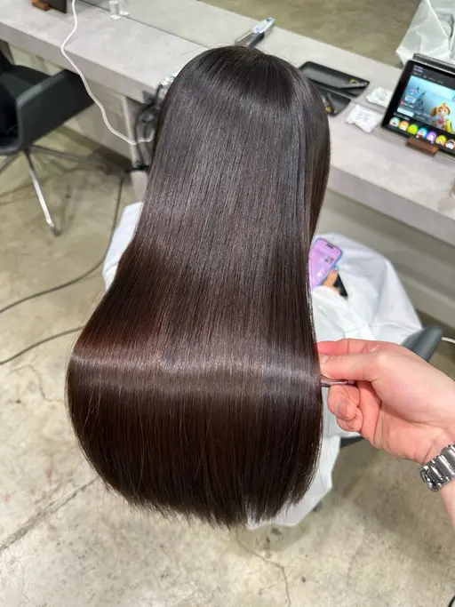 ⭐️髪質改善縮毛矯正⭐️美髪矯正+トリートメント