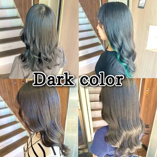 【前髪カット付き】🌟艶カラー×つるりんちょトリートメント🌟 髪質改善トリートメント/オージュア/酸熱トリートメント