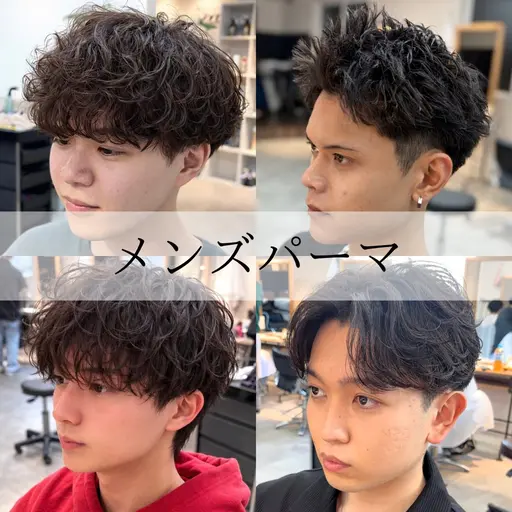 【🚀扱いやすさNo.1 🚀】メンズパーマ➕メンズカット［ミニモ学割/韓国/詳細必読⬇️］