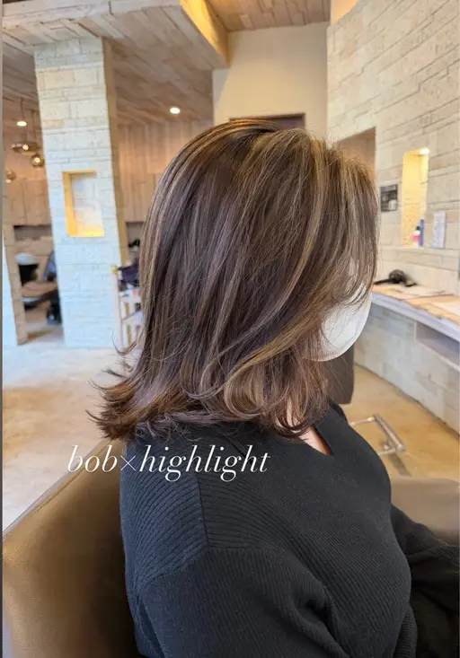 【本日限定💞】美容院周期が長い方にもおすすめ‼️ハイライトカラー‪☆