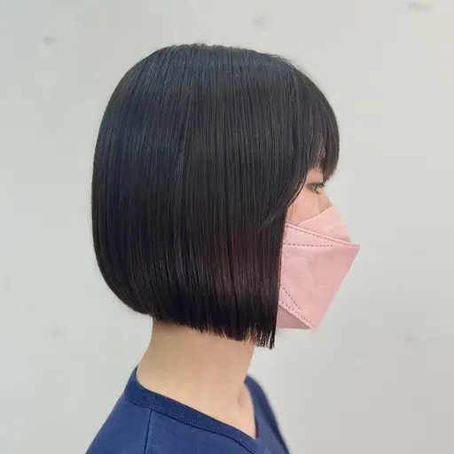 カットモデル【ボブ】　アイロンなどを使ってスタイリングもいたします🌈