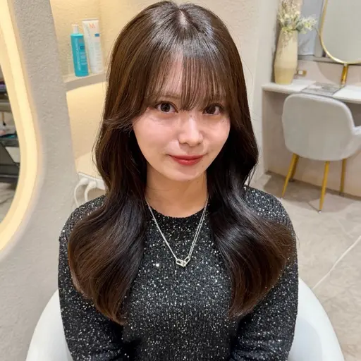 前髪・顔周りカット✂️➕艶カラー➕1steptreatment💖