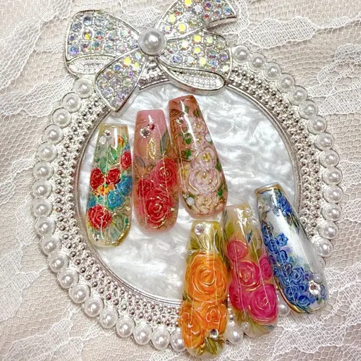 ♡当日予約OK♡アートコース(ジェル・水彩) .。.:*☆8,000円〜♪