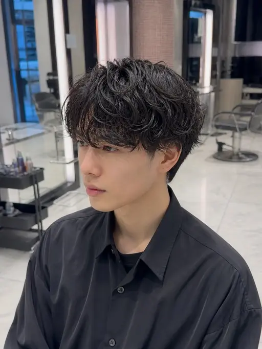 【🔥平日新規men's限定30%OFFクーポン🔥】SNSで話題！✨シャドウパーマ＋クレンジング付き！✨
