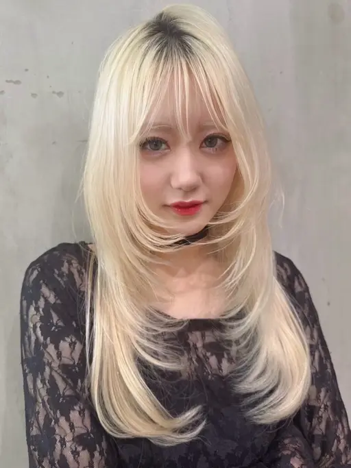 【ふわっと可愛い🎀】レイヤーカット＋ブリーチカラー