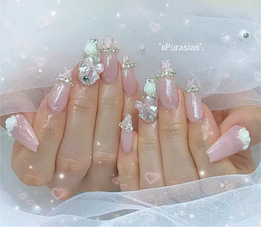 【3月限定✨】パーツ4個まで無料💖120分アートし放題（フィルイン/持ち込み可)