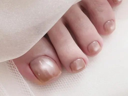 フットネイル【ナチュラル】初めてに◎ 上品シンプル|中津駅5分