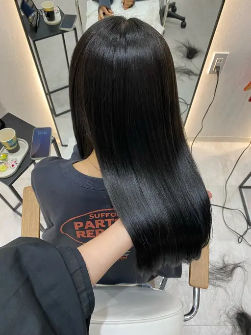 【🌸4月ミニモ限定🌸】乾かすだけで艶髪✨プレミアム縮毛矯正💎➕前髪カット💇‍♀️藤崎/西新/姪浜/艶髪/髪質改善