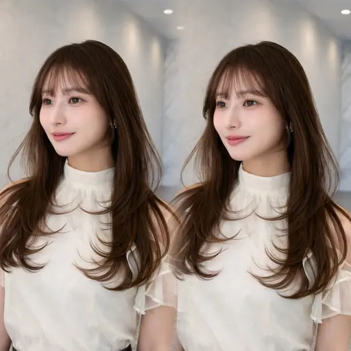 🫧‎🤍‎カット+カラー+1step超音波アイロントリートメント‎🤍🦢