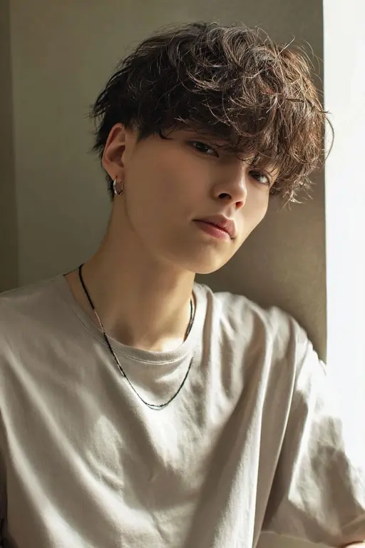 【🔥男性 MENU No.🥇🔥】カット+シャドウパーマ+艶トリートメント