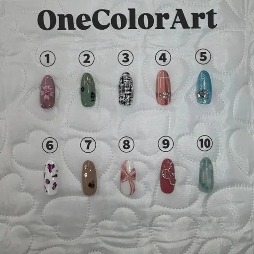 【オフ有】ワンカラー+写真アート2本付 0円