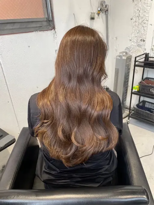 【ブリーチなしで透明感が欲しい】Wカラー×カット×炭酸泉×ケアトリートメント