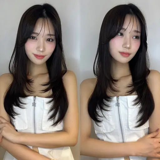 【当日予約大歓迎🙆💫】韓国風カット+プレミアムケアカラー+3Step髪質改善トリートメント💖1番人気🙂‍↕️🪽