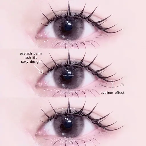 【 メイク付き アイブロウ𝗪𝗔𝗫 + 上まつ毛パーマ ラッシュリフト 𝗈𝗋 パリジェンヌ 】 束感仕上げ ✦