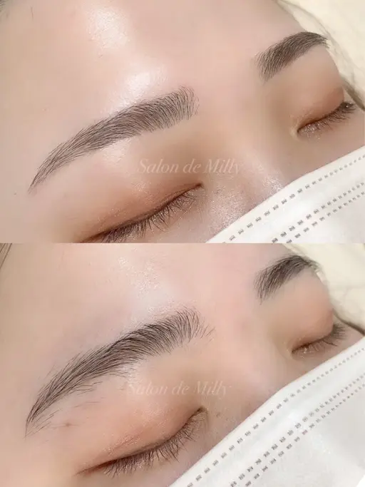 【ミニモ限定/同時施術】美眉スタイリング(練習モデル)×まつ毛パーマ(プロ施術）