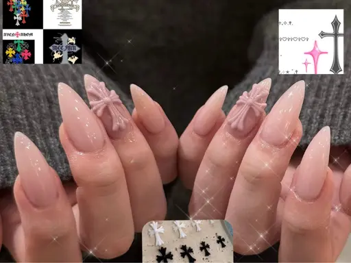 【チップ長さだし】ins大人気クロムネイル9500