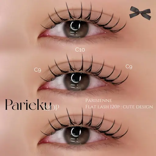 《New!!🩷》大人気パリエクデザイン✨️パリジェンヌラッシュリフト+フラットラッシュ100​〜​120本