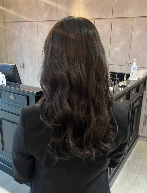 💖平日限定💖オーガニック艶カラー➕メンテナンスカット+クイックトリートメント超音波付✨ #韓国スタイル 🇰🇷