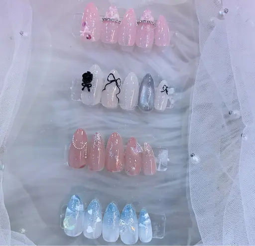 【期間限定お値下げ】ガーリー定額ネイル🎀【オフ込み】