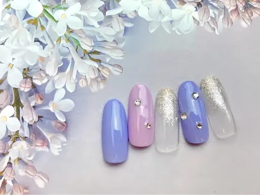 オフ、ケア、ワンカラーorグラデーション