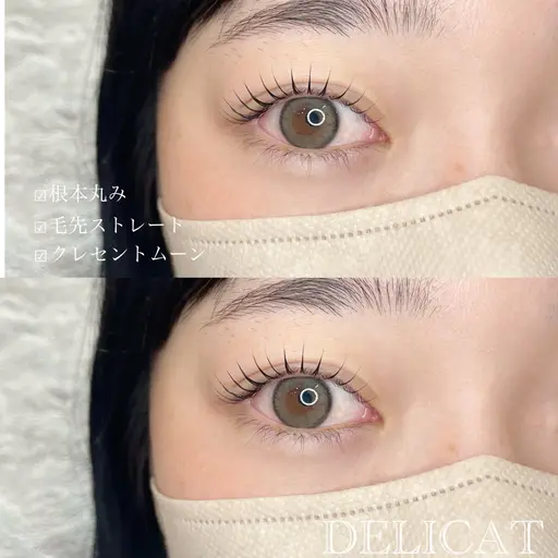 トリートメント付🌙デザインラッシュリフトorパリジェンヌ➕アイシャンプー付🫧【束コーティング仕上げ可】