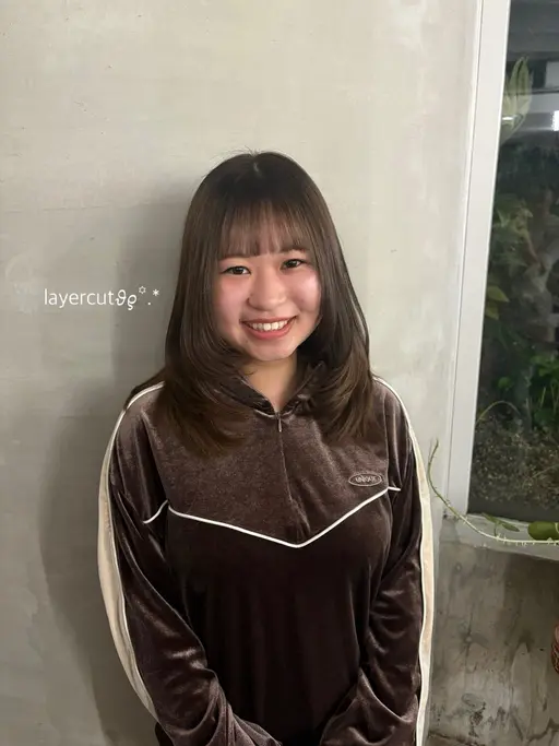 ミディアムレイヤーカット🎀