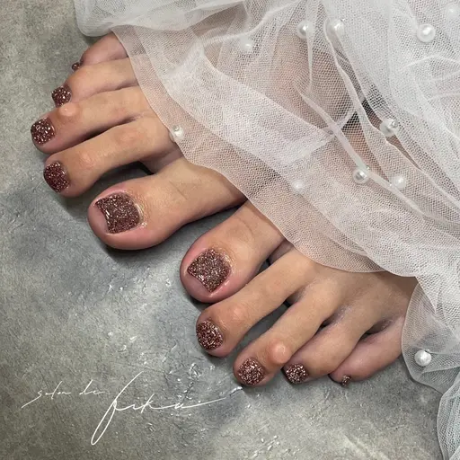 4/19.20ご来店限定フットラメワンカラー