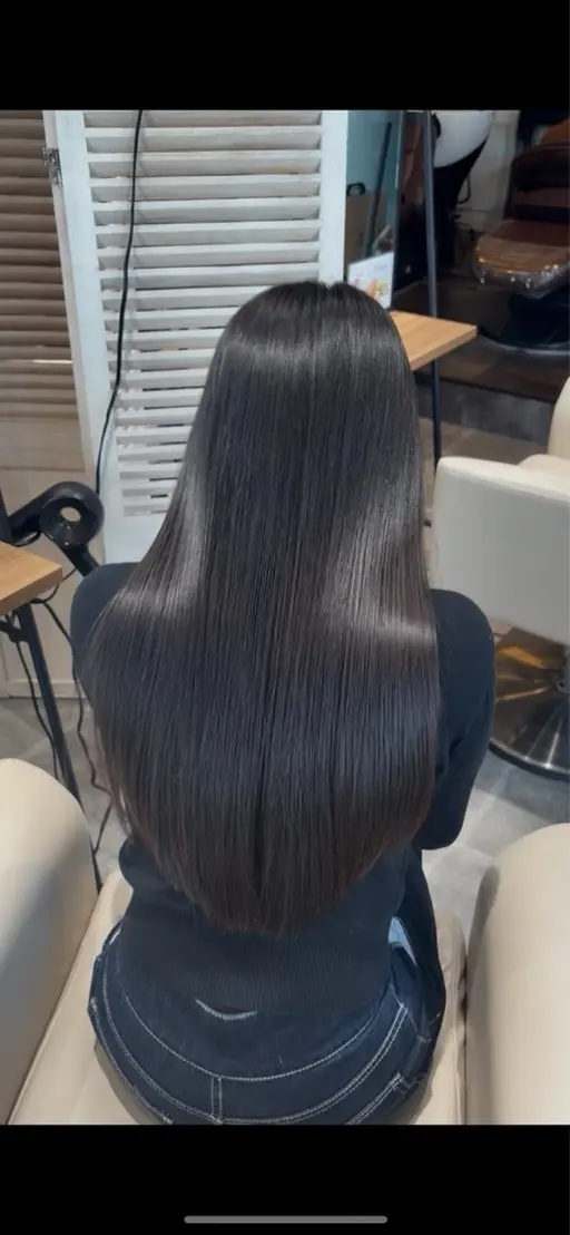 【縮毛矯正・ダメージレス】水素美髪矯正ストレート🪄︎︎✨