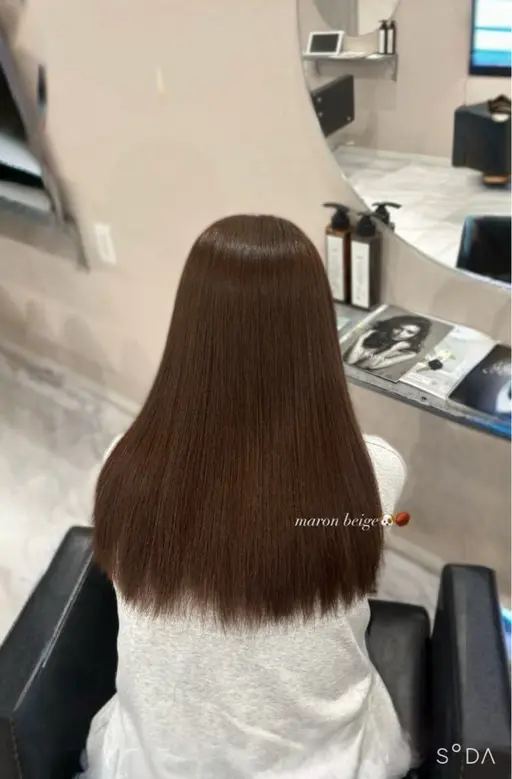 【営業後限定🥣】ワンカラー➕毛先整えcut‪✂️