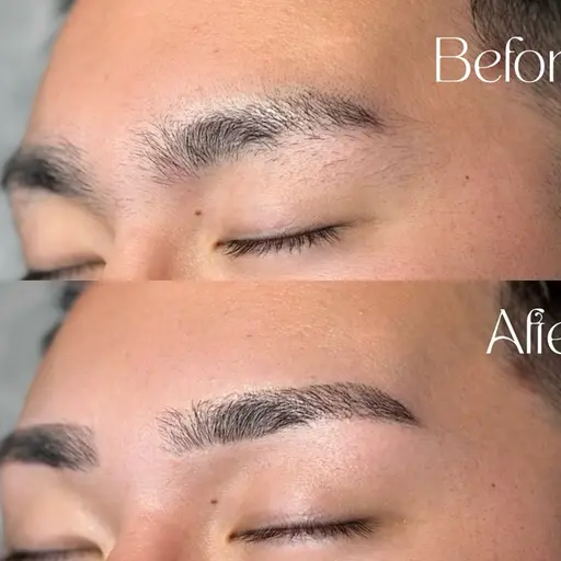 【メンズ★期間限定】眉毛ワックス(間引きあり)眉毛カット