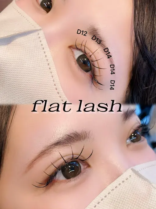 🎀当日限定🎀【オフなし】 マツエク✨フラットラッシュ※オフあり+500円