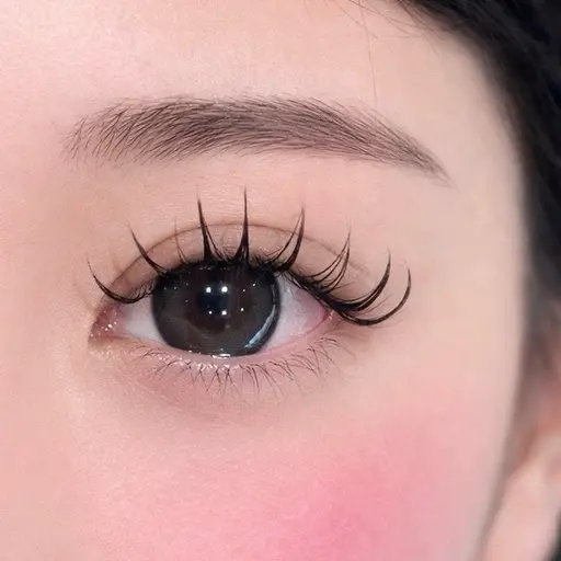 【人気束感仕上げ✨】パッチリ盛れ👀💖フラットラッシュ120本（オフ込み）！