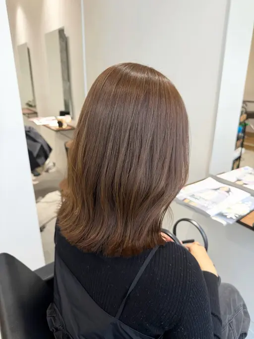 【⭐️ご新規様当日限定🌟】 Cut+艶髪カラー+髪質改善AMASIA TR￥2,1500→￥9,900