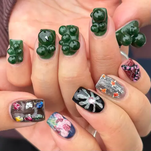 【オフケア込み】~10本アート🌈🫧🦄