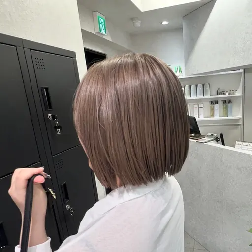 【明るさ透明感欲しい方】ケアブリーチカラー