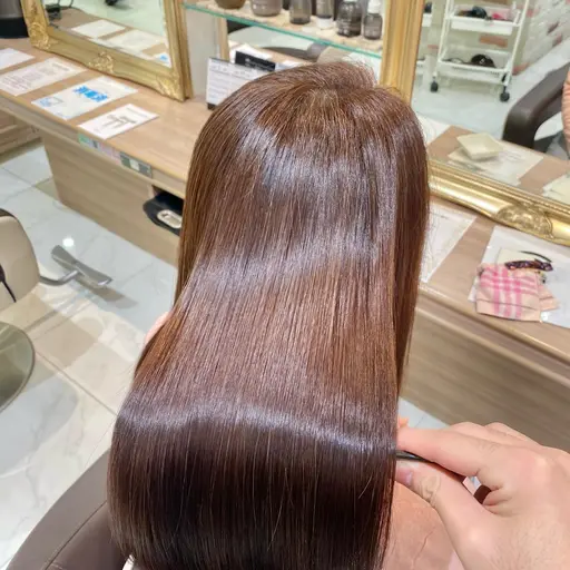 カット＋美髪縮毛矯正+プチトリートメント