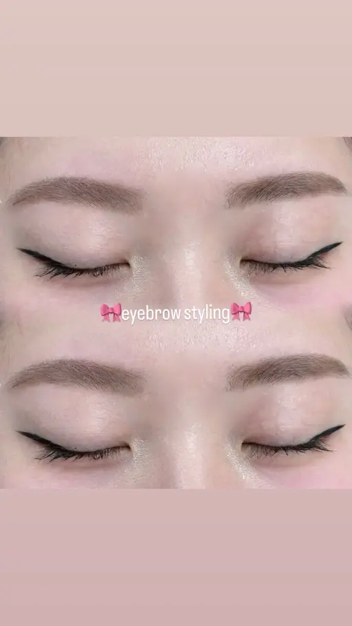 14:00/15:00/16:00【🩶WAX美眉スタイリング make付き🩶】※所要時間60分