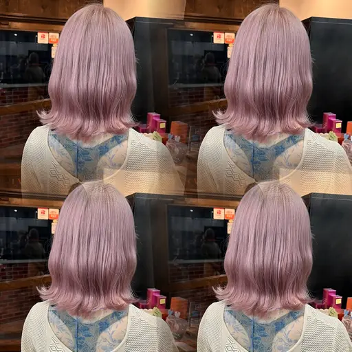 【🩵ミニモ学割🩵】🫧小顔カット➕ブリーチありダブルカラー➕お試しTr🫧進級/進学おめでとうございます🎉✨