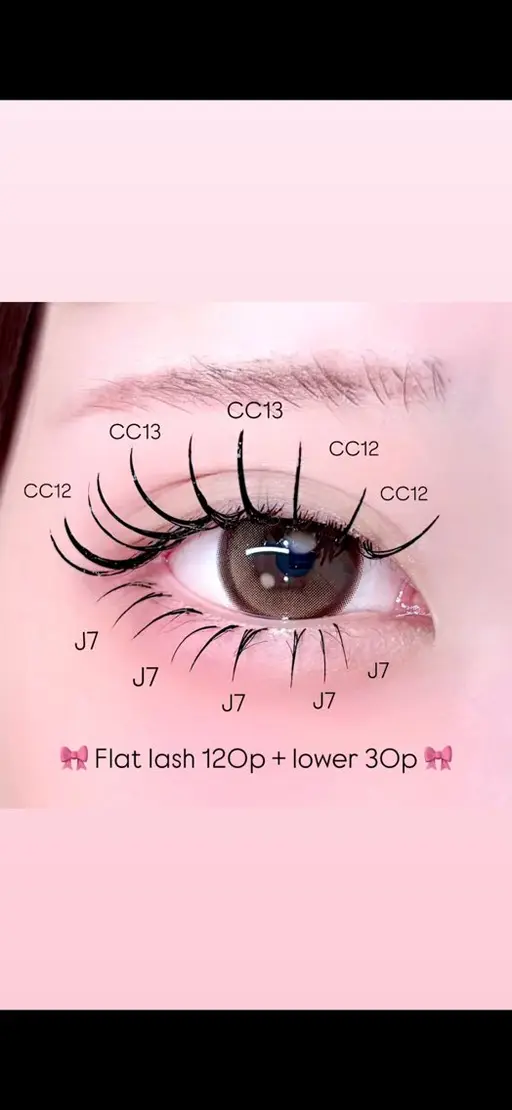 【✨中顔面短縮×モチ◎✨】⟡🎀上下LEDまつエク🎀〔フラットラッシュ120本＋下エクステ30本まで〕